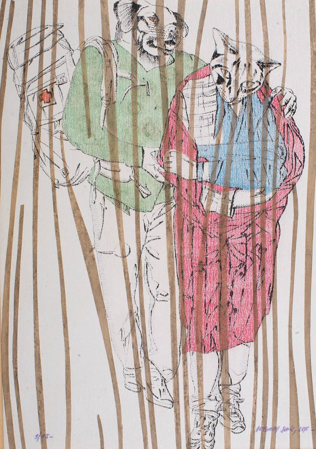 "Help" Blatt 9 von Deborah Sengl