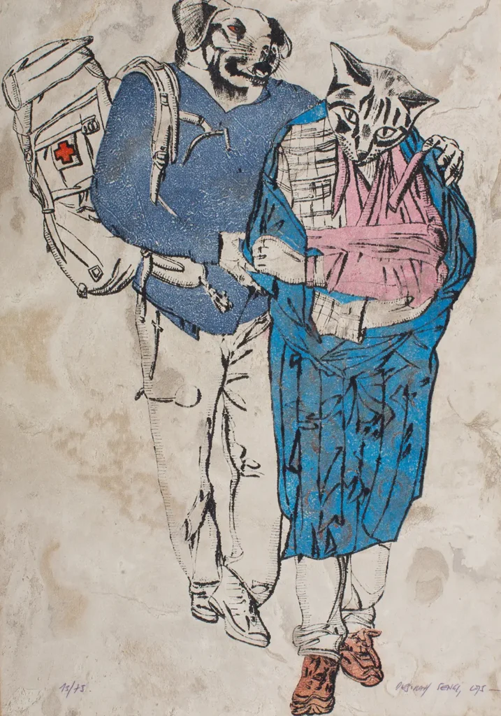 „Help“ Blatt 13 von Deborah Sengl