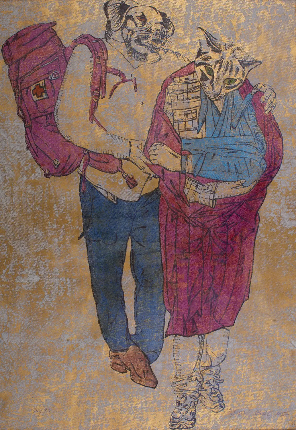 "Help" Blatt 33 von Deborah Sengl