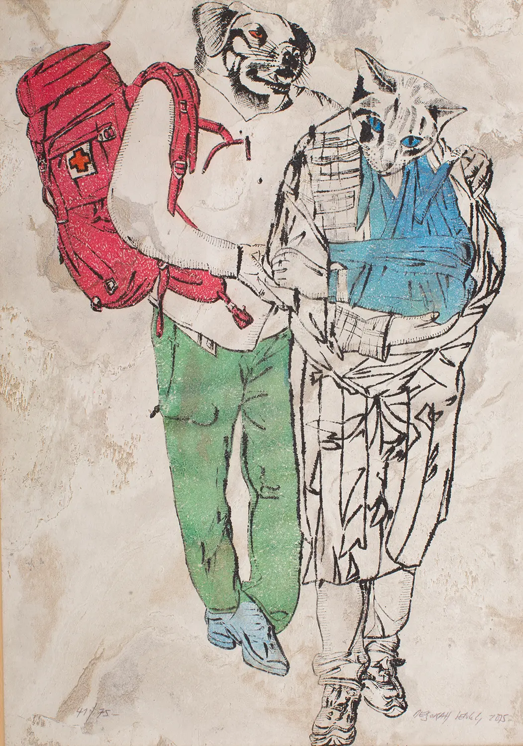 "Help" Blatt 41 von Deborah Sengl