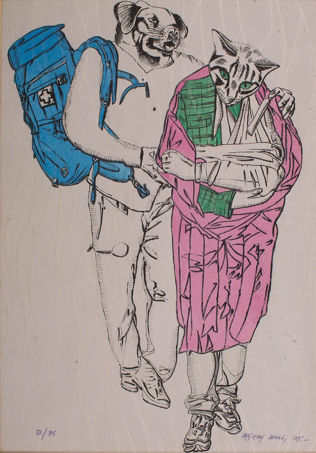 "Help" Blatt 52 von Deborah Sengl