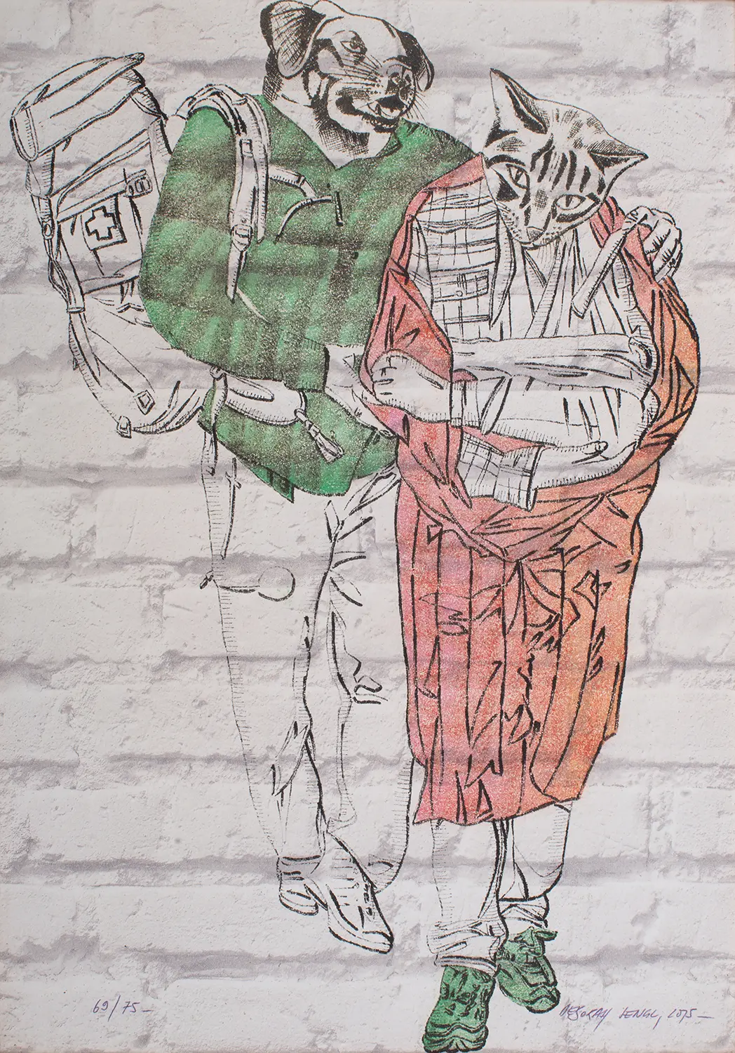 "Help" Blatt 69 von Deborah Sengl
