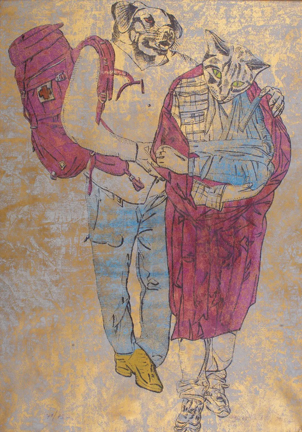 "Help" Blatt 71 von Deborah Sengl