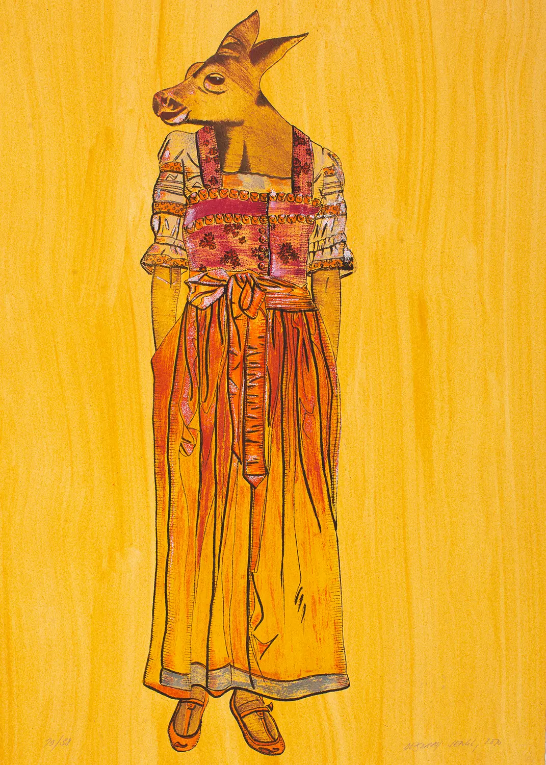 "Kangaroo" Blatt 19 von Deborah Sengl